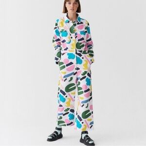 Lazy Oaf X Studio Arhoj Jumpsuit Artsy and sleeves Cut Women’s 10